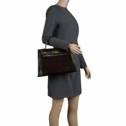 Hermes Dark Marron Box Calf Leather And Suede Gold Hardware Kelly Sellier 32 Bag For Women 16 Hermes Dark Marron Box Calf Leather And Suede Gold Hardware Kelly Sellier 32 Bag For Women -Deals Hermes Store luxury women hermes used handbags p125837 0002