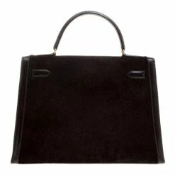 Hermes Dark Marron Box Calf Leather And Suede Gold Hardware Kelly Sellier 32 Bag For Women 18 Hermes Dark Marron Box Calf Leather And Suede Gold Hardware Kelly Sellier 32 Bag For Women -Deals Hermes Store luxury women hermes used handbags p125837 0004