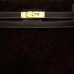 Hermes Dark Marron Box Calf Leather And Suede Gold Hardware Kelly Sellier 32 Bag For Women 19 Hermes Dark Marron Box Calf Leather And Suede Gold Hardware Kelly Sellier 32 Bag For Women -Deals Hermes Store luxury women hermes used handbags p125837 0005