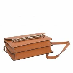 Hermes Gold Leather Palladium Hardware Roulis Bag For Women -Deals Hermes Store luxury women hermes used handbags p129513 0006