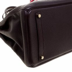 Hermes Bordeaux Togo Leather Gold Hardware Birkin 35 Bag For Women -Deals Hermes Store luxury women hermes used handbags p129686 0014