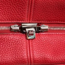 Hermes Rougue Garance Togo Leather Victoria II Bag For Women -Deals Hermes Store luxury women hermes used handbags p129728 0006