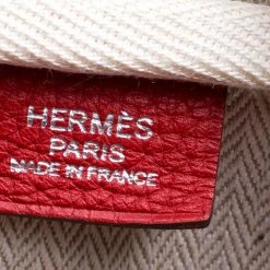 Hermes Rougue Garance Togo Leather Victoria II Bag For Women -Deals Hermes Store luxury women hermes used handbags p129728 0010