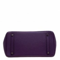 Hermes Ultraviolet Togo Leather Palladium Hardware Birkin 35 Bag For Women -Deals Hermes Store luxury women hermes used handbags p129864 0006