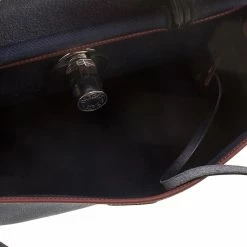 Hermes Black/Navy Blue Leather And Canvas Herbag Zip 31 Bag For Women -Deals Hermes Store luxury women hermes used handbags p131400 007