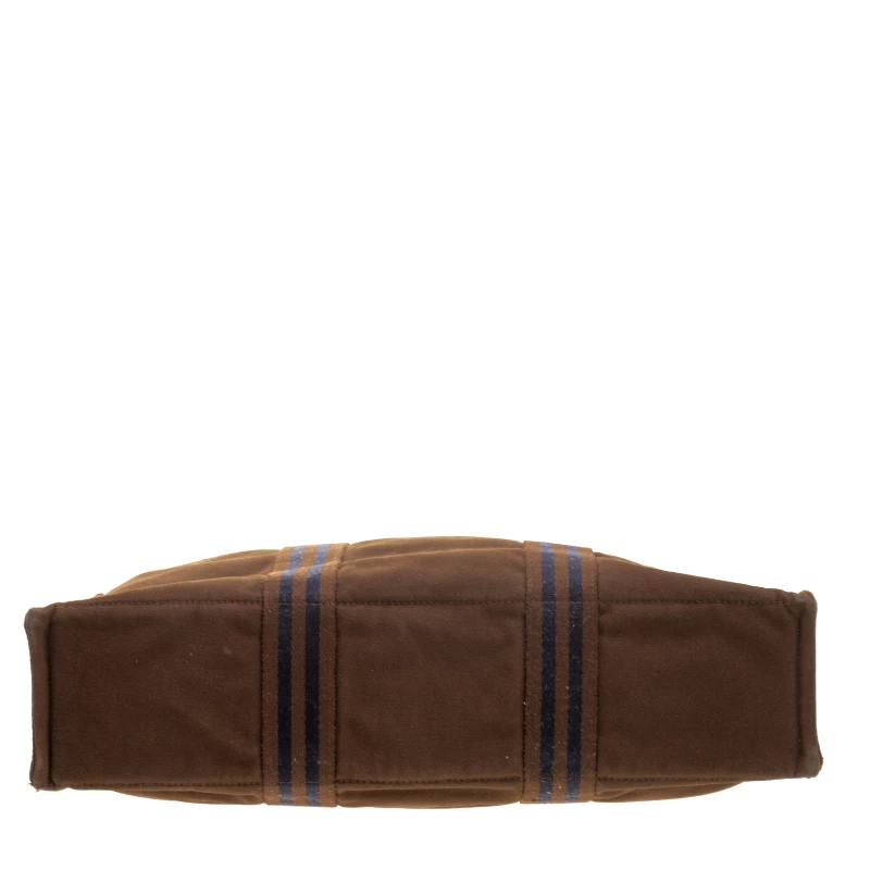 Hermes Brown Canvas Fourre Tout Tote For Women 8 Hermes Brown Canvas Fourre Tout Tote For Women - Image 6