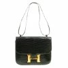 Hermes Dark Green Crocodile Vintage Constance 23 Bag For Women 2 Hermes Dark Green Crocodile Vintage Constance 23 Bag For Women -Deals Hermes Store luxury women hermes used handbags p134001 001