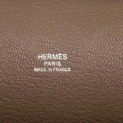 Hermes Etain Taurillon Clemence Leather Jypsiere 28 Bag For Women -Deals Hermes Store luxury women hermes used handbags p137453 0009