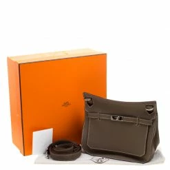 Hermes Etain Taurillon Clemence Leather Jypsiere 28 Bag For Women -Deals Hermes Store luxury women hermes used handbags p137453 0010