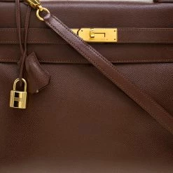 Hermes Brulee Veau Grain Lisse Leather Gold Hardware Kelly Retourne 32 Bag For Women 22 Hermes Brulee Veau Grain Lisse Leather Gold Hardware Kelly Retourne 32 Bag For Women -Deals Hermes Store luxury women hermes used handbags p137674 0005