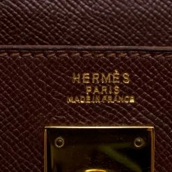 Hermes Brulee Veau Grain Lisse Leather Gold Hardware Kelly Retourne 32 Bag For Women 26 Hermes Brulee Veau Grain Lisse Leather Gold Hardware Kelly Retourne 32 Bag For Women -Deals Hermes Store luxury women hermes used handbags p137674 0009