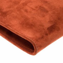 Hermes Dark Orange Suede Onimaitou Pochette PM Bag For Women -Deals Hermes Store luxury women hermes used handbags p137856 0010