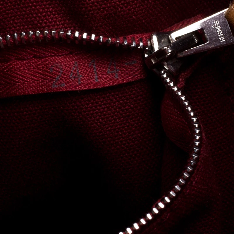 Hermes Red Canvas Fourre Tout Tote For Women 11 Hermes Red Canvas Fourre Tout Tote For Women - Image 9