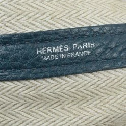 Hermes Blue Leather Garden Party Tote For Women -Deals Hermes Store luxury women hermes used handbags p13857 016