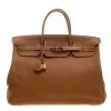 Hermes Gold Togo Leather Gold Hardware Birkin 40 Bag For Women