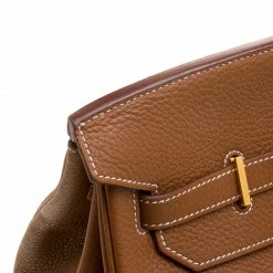 Hermes Gold Togo Leather Gold Hardware Birkin 40 Bag For Women -Deals Hermes Store luxury women hermes used handbags p140566 0013