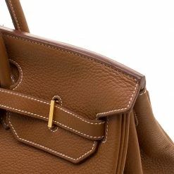 Hermes Gold Togo Leather Gold Hardware Birkin 40 Bag For Women -Deals Hermes Store luxury women hermes used handbags p140566 0014