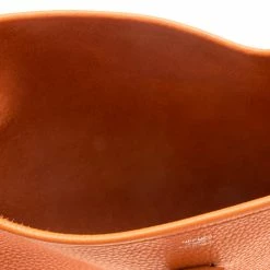 Hermes Orange Clemence Leather Palladium Hardware Evelyne III PM Bag For Women 20 Hermes Orange Clemence Leather Palladium Hardware Evelyne III PM Bag For Women -Deals Hermes Store luxury women hermes used handbags p140579 007