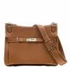 Hermes Brown Clemence Leather Palladium Hardware Jypsiere 37 Bag For Women -Deals Hermes Store luxury women hermes used handbags p140584 001