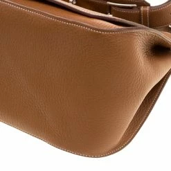 Hermes Brown Clemence Leather Palladium Hardware Jypsiere 37 Bag For Women -Deals Hermes Store luxury women hermes used handbags p140584 014