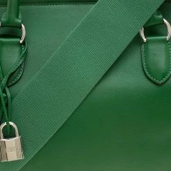 Hermes Green Swift Leather Palladium Hardware Toolbox 26 Bag For Women -Deals Hermes Store luxury women hermes used handbags p140720 0005