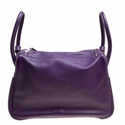 Hermes Ultraviolet Chevre De Coromandel Leather Palladium Lindy 34 Bag For Women -Deals Hermes Store luxury women hermes used handbags p147611 0004