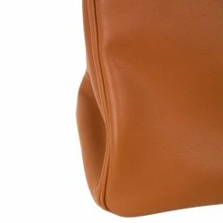 Hermes Gold Swift Leather Silver Hardware Birkin 35 For Women -Deals Hermes Store luxury women hermes used handbags p15092 014