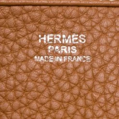 Hermes Gold Togo Leather Evelyne III PM Bag For Women 21 Hermes Gold Togo Leather Evelyne III PM Bag For Women -Deals Hermes Store luxury women hermes used handbags p153873 008