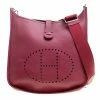 Hermes Ruby Clemence Leather Evelyne III GM Bag For Women -Deals Hermes Store luxury women hermes used handbags p156133 0001