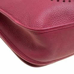 Hermes Ruby Clemence Leather Evelyne III GM Bag For Women 25 Hermes Ruby Clemence Leather Evelyne III GM Bag For Women -Deals Hermes Store luxury women hermes used handbags p156133 0012