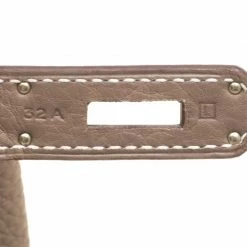 Hermes Etoupe Taurillon Clemence Leather Palladium Hardware Birkin 40 Bag For Women -Deals Hermes Store luxury women hermes used handbags p156244 009