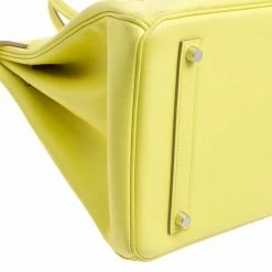 Hermes Soufre Epsom Leather Palladium Hardware Birkin 35 Bag For Women -Deals Hermes Store luxury women hermes used handbags p156694 0015