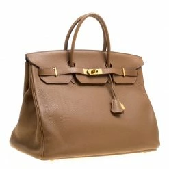 Hermes Natural Togo Leather Gold Hardware Birkin 40 Bag For Women -Deals Hermes Store luxury women hermes used handbags p156723 003