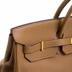 Hermes Natural Togo Leather Gold Hardware Birkin 40 Bag For Women -Deals Hermes Store luxury women hermes used handbags p156723 013