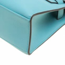 Hermes Teal Blue Swift Leather Palladium Hardware Kelly Pochette For Women -Deals Hermes Store luxury women hermes used handbags p157705 0012