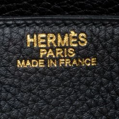 Hermes Black Clemence Leather Gold Hardware Birkin 50 Bag For Women -Deals Hermes Store luxury women hermes used handbags p158066 0009