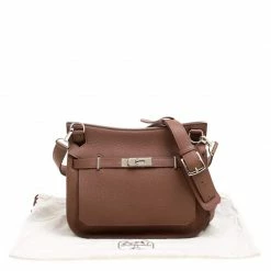 Hermes Gold/Bordeaux Clemence Leather Jypsiere 28 Bag For Women -Deals Hermes Store luxury women hermes used handbags p158440 0010