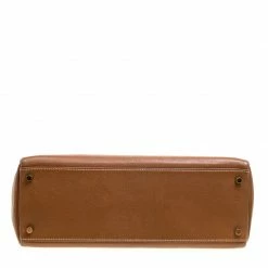 Hermes Gold Chevre De Coromandel Leather Gold Hardware Kelly Retourne 35 Bag For Women -Deals Hermes Store luxury women hermes used handbags p158487 0007