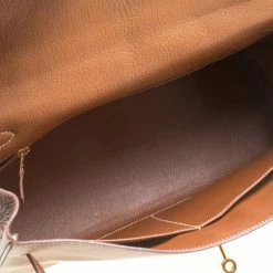 Hermes Gold Chevre De Coromandel Leather Gold Hardware Kelly Retourne 35 Bag For Women -Deals Hermes Store luxury women hermes used handbags p158487 0008