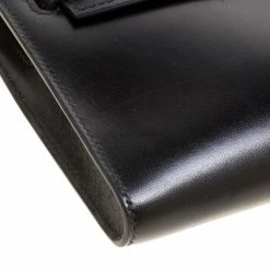 Hermes Black Swift Leather Limited Edition SO Black Kelly Cut Clutch For Women -Deals Hermes Store luxury women hermes used handbags p160564 0012