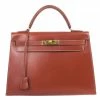 Hermes Fauve Tadelakt Red Leather Kelly 32 For Women -Deals Hermes Store luxury women hermes used handbags p16088 0001
