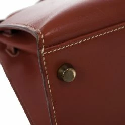 Hermes Fauve Tadelakt Red Leather Kelly 32 For Women -Deals Hermes Store luxury women hermes used handbags p16088 0011