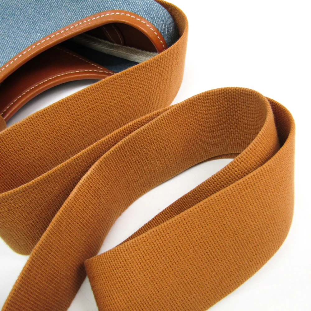 Hermes Two Tone Toile Jean And Leather Sako Shoulder Bag For Women 10 Hermes Two Tone Toile Jean And Leather Sako Shoulder Bag For Women - Image 8