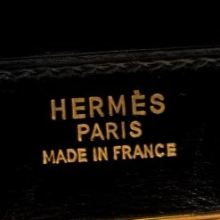 Hermes Black Box Calf Leather Gold Hardware Kelly Sellier 32 Bag For Women -Deals Hermes Store luxury women hermes used handbags p165804 002