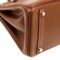 Hermes Havane Courchevel Leather Palladium Hardware Birkin 30 Bag For Women -Deals Hermes Store luxury women hermes used handbags p165807 007