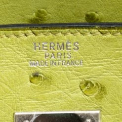 Hermes Olive Green Ostrich Palladium Hardware Birkin 30 Bag For Women 27 Hermes Olive Green Ostrich Palladium Hardware Birkin 30 Bag For Women -Deals Hermes Store luxury women hermes used handbags p170410 003