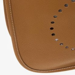 Hermes Brown Evelyne Togo III GM Bag For Women -Deals Hermes Store luxury women hermes used handbags p17179 016