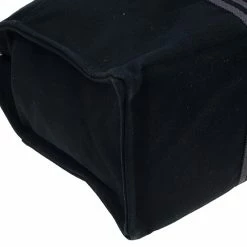 Hermes Black Canvas Fourre-Tout Tote GM For Women -Deals Hermes Store luxury women hermes used handbags p1726 0006