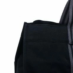 Hermes Black Canvas Fourre-Tout Tote GM For Women -Deals Hermes Store luxury women hermes used handbags p1726 0008
