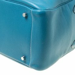 Hermes Blue Jean Togo Leather Palladium Hardware Lindy 34 Bag For Women -Deals Hermes Store luxury women hermes used handbags p174029 005